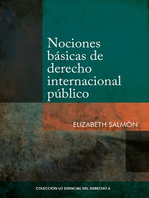 cover image of Nociones básicas de derecho internacional público